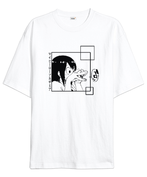 Tisho - Tsuyu Asui - My Hero Academia Oversize Unisex Tişört