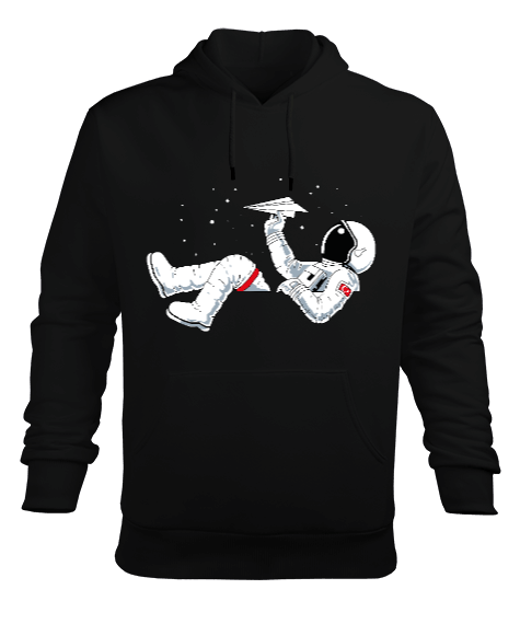 Tisho - TÜRK ASTRONOT Erkek Kapüşonlu Hoodie Sweatshirt