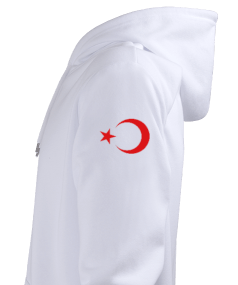 Türk bayraklı Sweet Erkek Kapüşonlu Hoodie Sweatshirt - Thumbnail