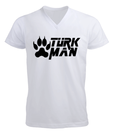 Tisho - TURK MAN Erkek Kısa Kol V Yaka Tişört