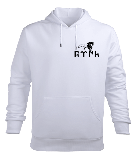 Türk Ve Atatürk Temalı Erkek Kapüşonlu Hoodie Sweatshirt - Tisho