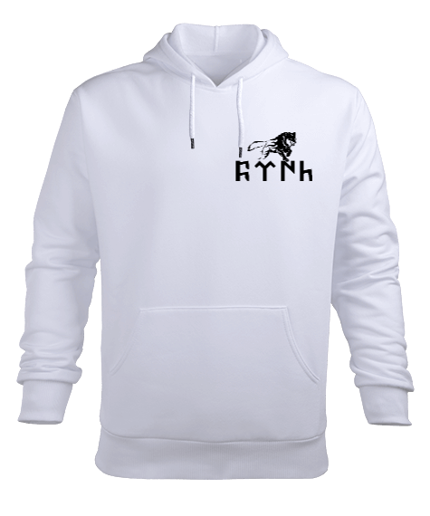 Tisho - Türk Ve Atatürk Temalı Erkek Kapüşonlu Hoodie Sweatshirt