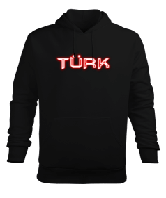 Tisho - TÜRK yazılı hoodie Erkek Kapüşonlu Hoodie Sweatshirt