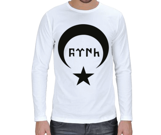 Tisho - Türk yazılı t shirt Erkek Uzun Kol