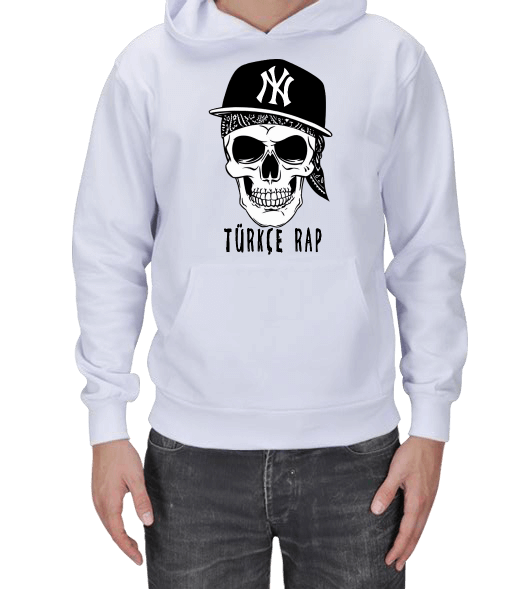 Tisho - Türkçe Rap Erkek Kapüşonlu Hoodie Sweatshirt