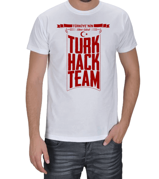 Tisho - TürkHackTeam Beyaz Erkek Tişört
