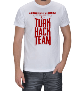 Tisho - TürkHackTeam Beyaz Erkek Tişört