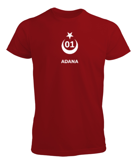 Türkiye Adana Kırmızı Erkek Tişört - Tisho