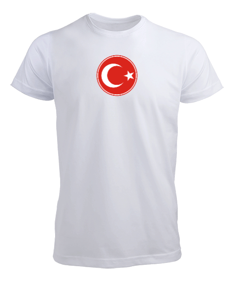 Türkiye Beyaz Erkek Tişört - Tisho