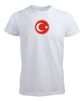 Türkiye Beyaz Erkek Tişört - Tisho