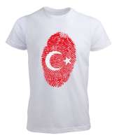Türkiye Beyaz Erkek Tişört - Tisho