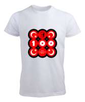 Türkiye Cumhuriyetinin 100.Yılı Beyaz Erkek Tişört - Tisho