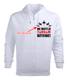 Türkiye Erkek Kapşonlu Fermuarlı - Tisho