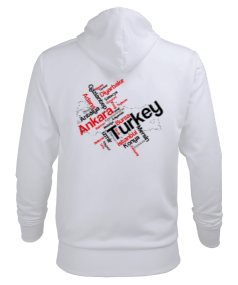 Türkiye Erkek Kapüşonlu Hoodie Sweatshirt - Thumbnail