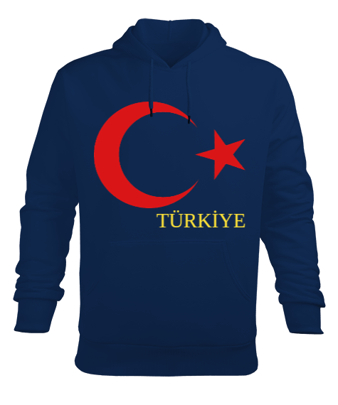 Tisho - Türkiye Erkek Kapüşonlu Hoodie Sweatshirt