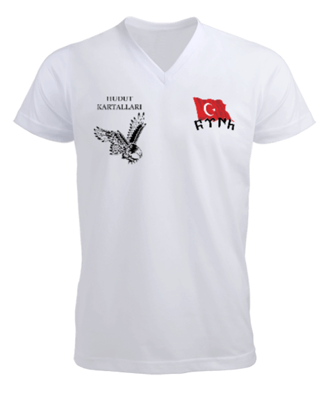 Türkiye Erkek Kısa Kol V Yaka Tişört