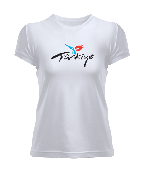 Tisho - Türkiye Lale Logo Kadın Tişört