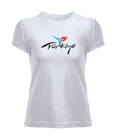 Türkiye Lale Logo Kadın Tişört - Tisho