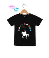 Türkiye,Turan,Göktürk,Azerbaycan,Kazakistan,Türkmenistan,Tacikistan,Özbekistan,Kyrgyzstan. Siyah Çocuk Unisex - Tisho