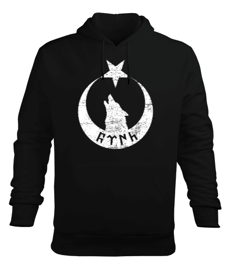 Türkiye,Türkiye bayrağı. Erkek Kapüşonlu Hoodie Sweatshirt - Tisho