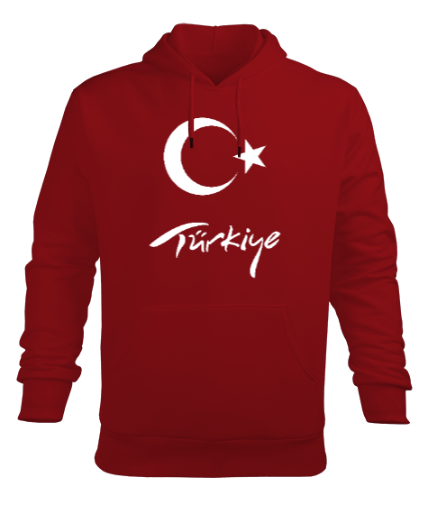 Tisho - Türkiye,Türkiye bayrağı. Erkek Kapüşonlu Hoodie Sweatshirt