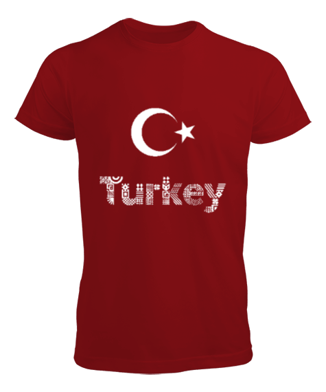 Tisho - Türkiye,Türkiye bayrağı. Erkek Tişört