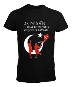 Türkiye,Türkiye bayrağı,23 Nisan Ulusal Egemenlik ve Çocuk Bayramı. Erkek Tişört - Tisho