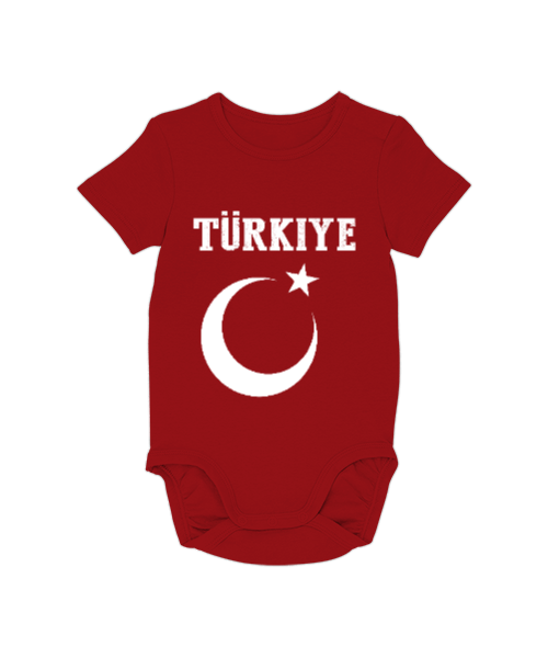 Tisho - Türkiye,Türkiye bayrağı,Hilal ve yıldız. Bebek Zıbını