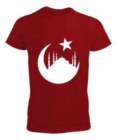 Tisho - Türkiye,Türkiye bayrağı,Hilal ve yıldız. Erkek Tişört