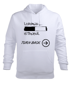 TURN BACK ISTANBUL Erkek Kapüşonlu Hoodie Sweatshirt - Tisho