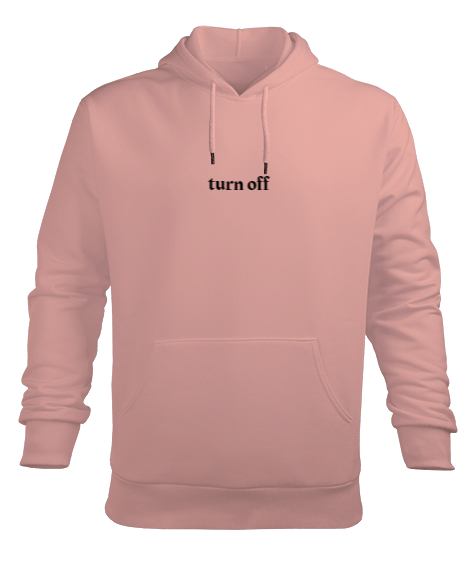 Tisho - Turn Off Yavru Ağzı Erkek Kapüşonlu Hoodie Sweatshirt