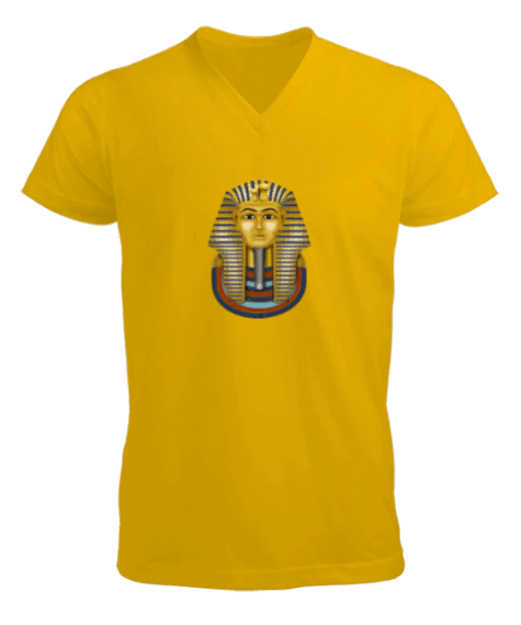 Tisho - Tutankhamun Erkek Kısa Kol V Yaka Tişört