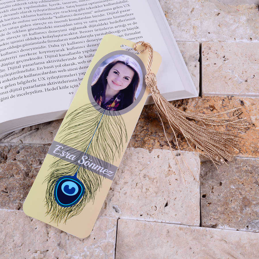 Tisho - Tüy Tasarımlı Kitap Ayracı