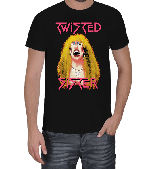 Tisho - TWISTED SISTER Erkek Tişört