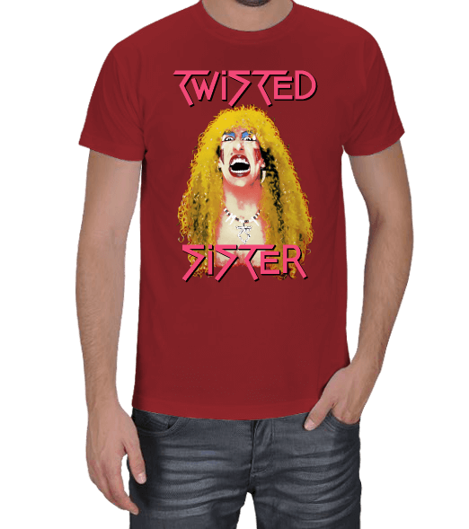 Tisho - TWISTED SISTER Erkek Tişört