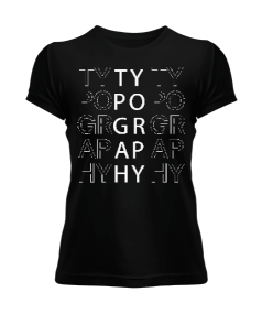 Tisho - Typography Kadın Tişört