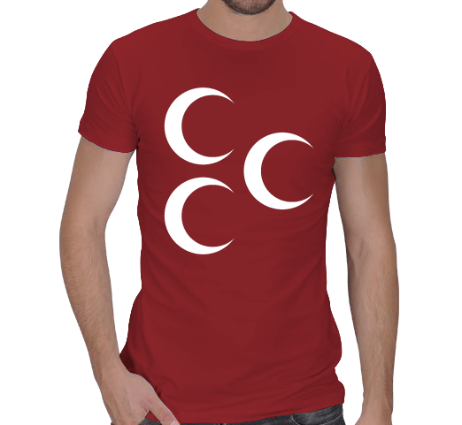 Tisho - ÜÇ HİLAL Erkek Regular Kesim Tişört