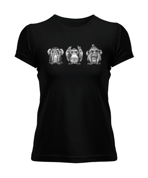 Tisho - Üç Maymun Kadın Tişört