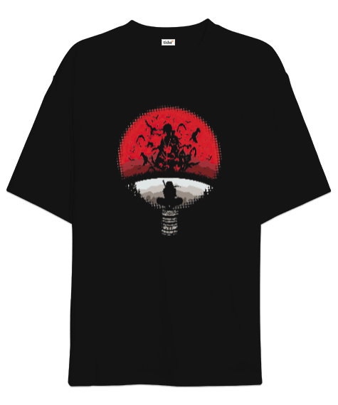 Tisho - Uchiha Clan Oversize Unisex Tişört