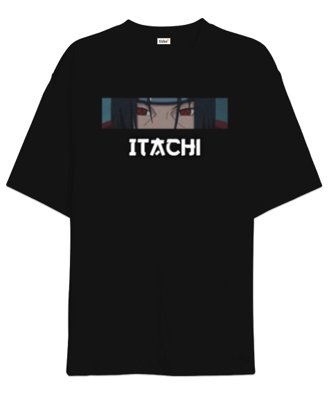 Tisho - uchiha itachi desenli Oversize Unisex Tişört