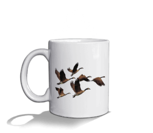 Tisho - Uçun kuşlar Beyaz Kupa Bardak