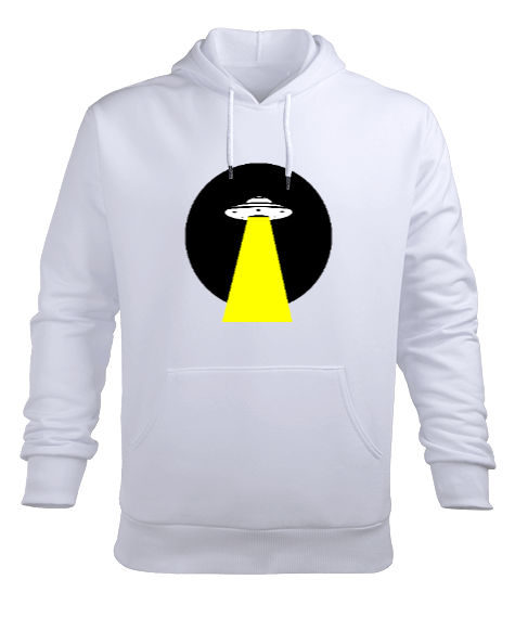 Tisho - Ufo Erkek Kapüşonlu Hoodie Sweatshirt