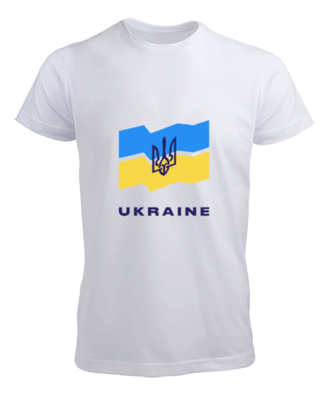 Tisho - UKRAYNA SEYAHAT ARMA UKRAINE SLAVA UKRAINI UKRAINE YAŞASIN UKRAYNA LOVE UKRAINE Beyaz Erkek Tişört