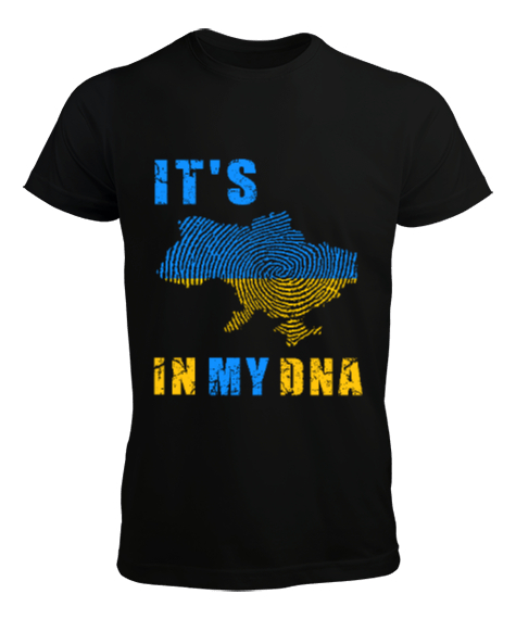 Tisho - Ukrayna,Ukraine,Ukrayna Bayrağı,Ukraine flag,Ukrayna haritası. Siyah Erkek Tişört
