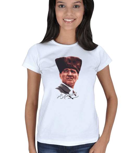 Tisho - Ulu Önder Atatürk Kadın Tişört