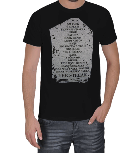 Tisho - Undertaker Mezar Taşı Erkek Tişört