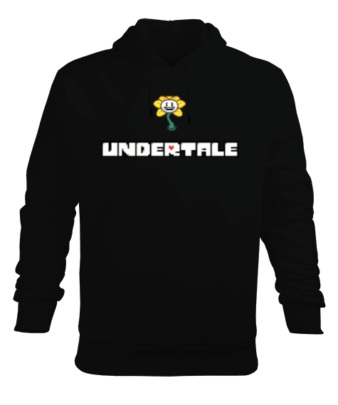 Tisho - Undertale Flowey Erkek Kapüşonlu Hoodie Sweatshirt