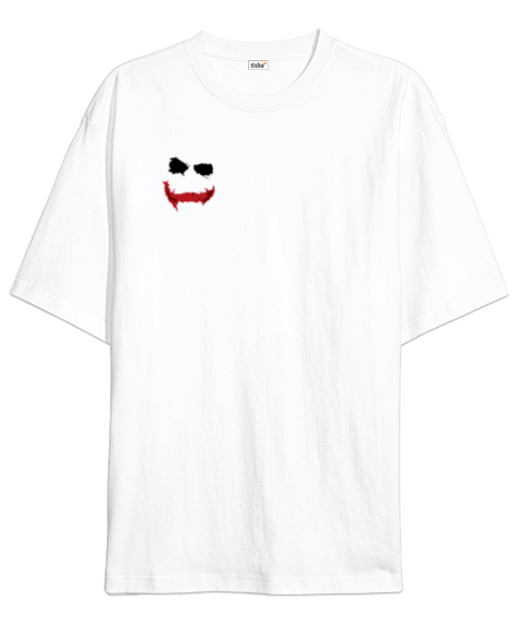 Tisho - Unisex Joker Baskılı Oversize Unisex Tişört