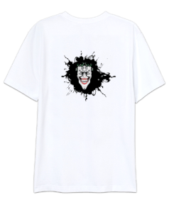Unisex Joker Baskılı Oversize Unisex Tişört - Thumbnail