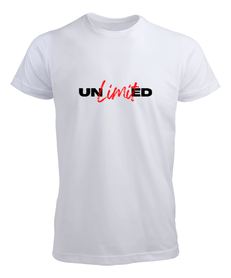Tisho - Unlimited Beyaz Erkek Tişört